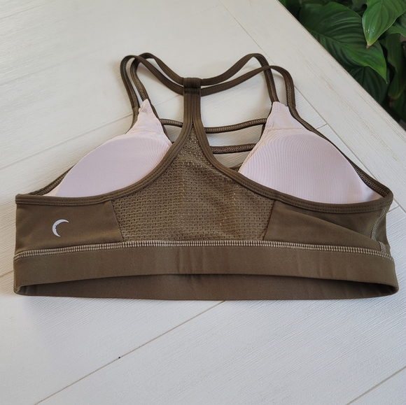 ZYIA Olive Strappy Sports Bra pre loved in excellent used condition - Picture 8 of 9